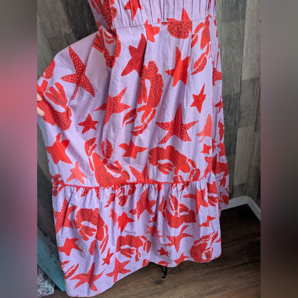 Farm Rio Maxi/Midi Starfish Dress - Picture 9 of 14